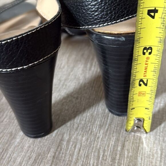 Karen Scott Women’s‎ Adriana Leather Strappy Sandals 9.5 Black - Picture 7 of 11